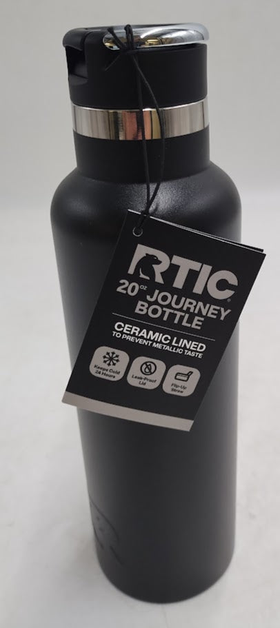 RTIC Outdoors 20 fl oz Jour Stainless Steel Water Bottle - Black