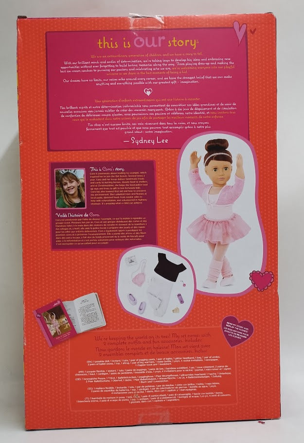 Our Generation Sydney Lee with Storybook & Outfit 18" Ballet Doll SEE DETAILS
