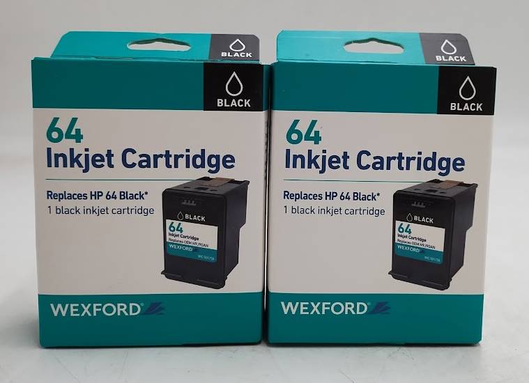 LOT OF 2!!! Wexford 64 Inkjet Cartridge