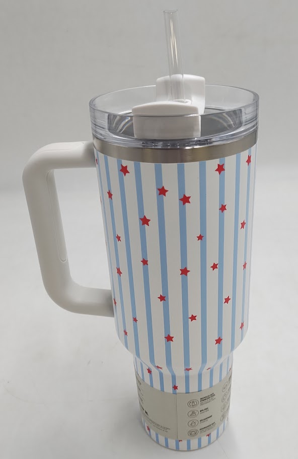 Stanley 40 oz H2.0 FlowState Quencher Tumbler - Blue Starry Stripes