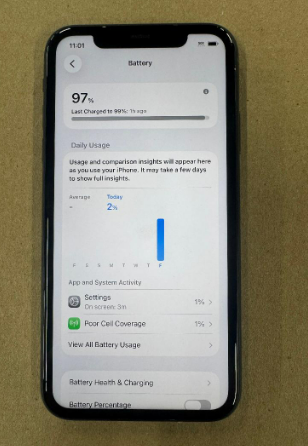 Apple Iphone 11, 64GB, Black - LOCKED TO CRICKET WIRELESS SEE DETAILS