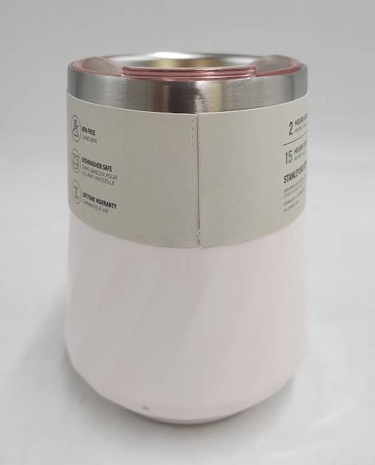 Stanley 11oz Stainless Steel Swirl Wine Tumbler Rose Quartz - READ DESCRIPTION