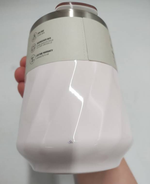 Stanley 11oz Stainless Steel Swirl Wine Tumbler Rose Quartz - READ DESCRIPTION