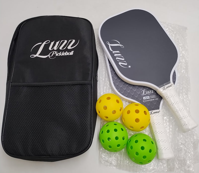 LUZZ Pickleball Paddles Set Of 2, Paddle Sandblasted Surface