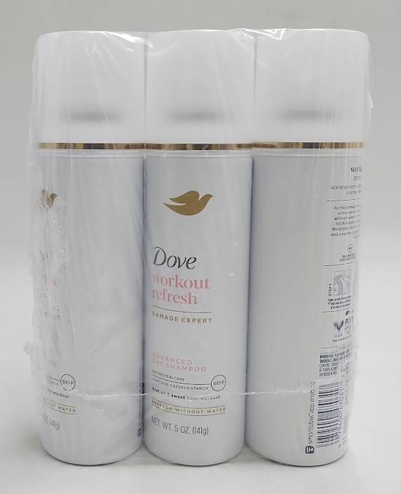 LOT OF 3!! Dove Care Between Washes Go Active Volumizing Dry Shampoo, 5 oz *NEW*