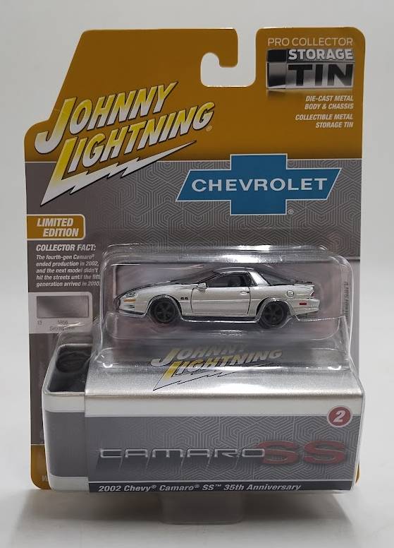 Johnny Lightning 2002 Chevy Camaro SS 35th Anniversary Silver