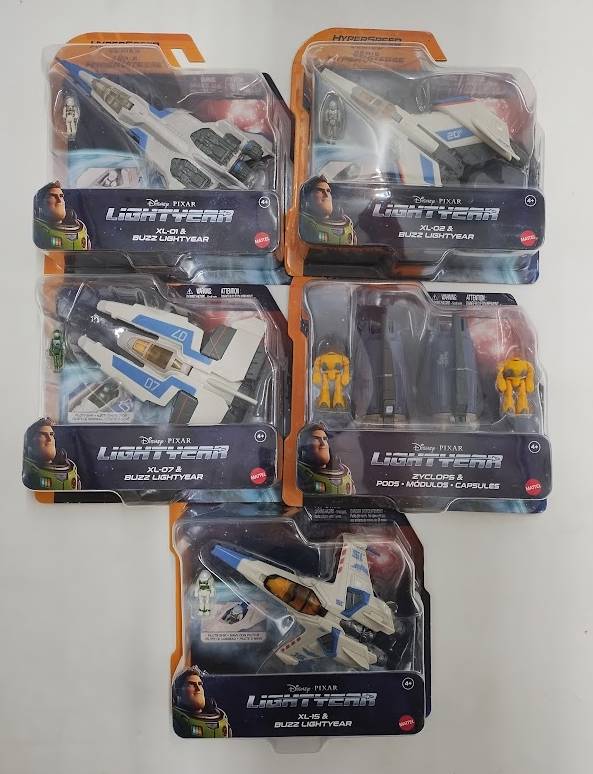 PACK OF 5 Disney Pixar Lightyear Hyperspeed Complete Series SEE DETAILS