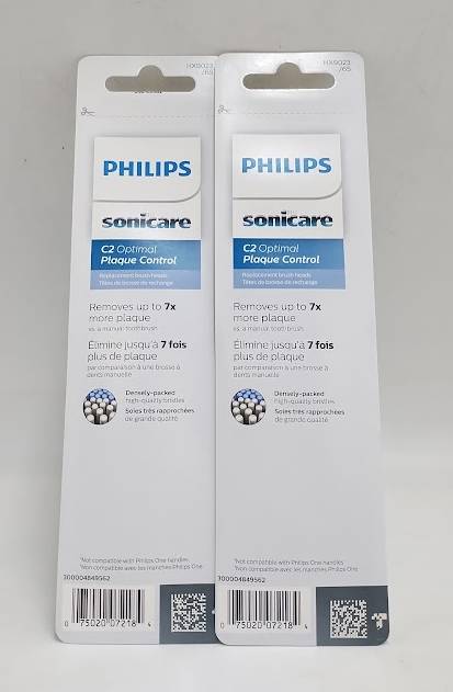 LOT OF 2!! Philips Sonicare Plaque Control Replacement Electric Toothbrush Head