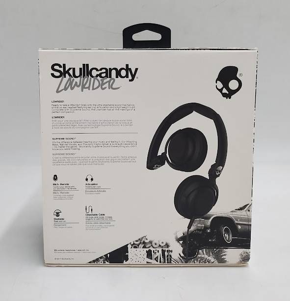 Skullcandy Lowrider Headphones W/Mic SEE DETAILS