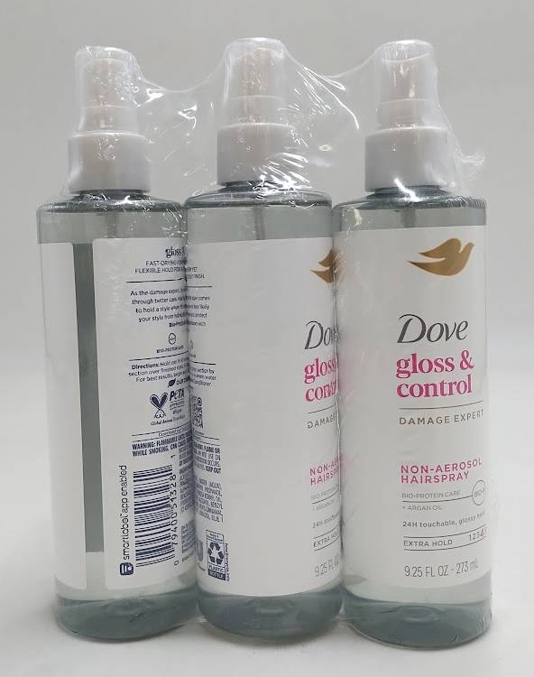 LOT OF 3!!! Dove Beauty Style + Care Extra Hold Hairspray - 9.25 fl oz