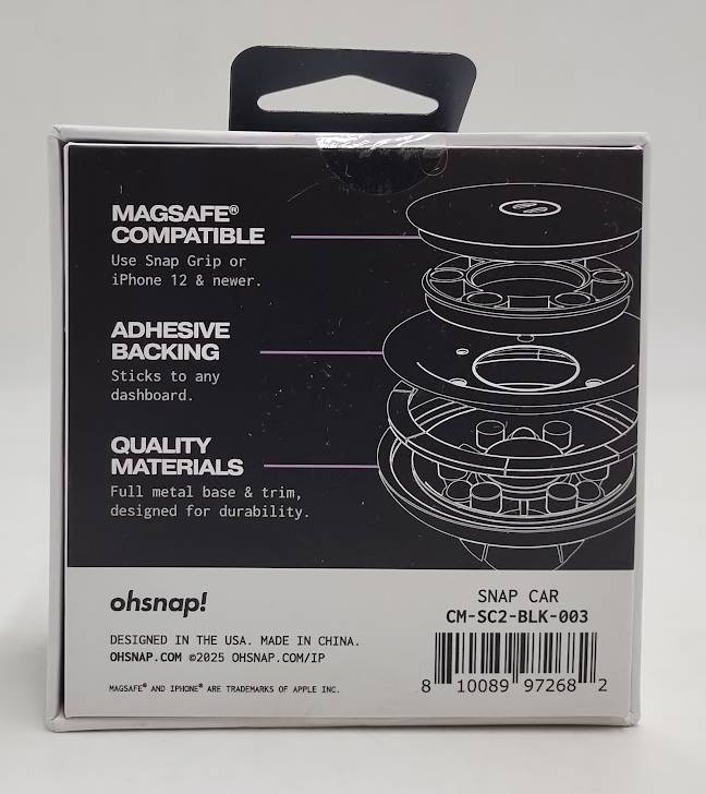 ohsnap! SnapCar Adhesive Assisted Magsafe Car Dash Mount