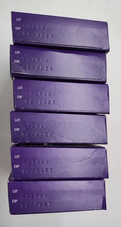 LOT OF 6 Allegra 24 Hour Allergy Relief Medicine Tablets - 5ct EXP 02/2027