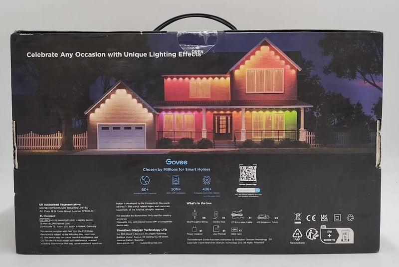 Govee 100ft RGBICW White Permanent Outdoor Lights Elite SEE DETAILS