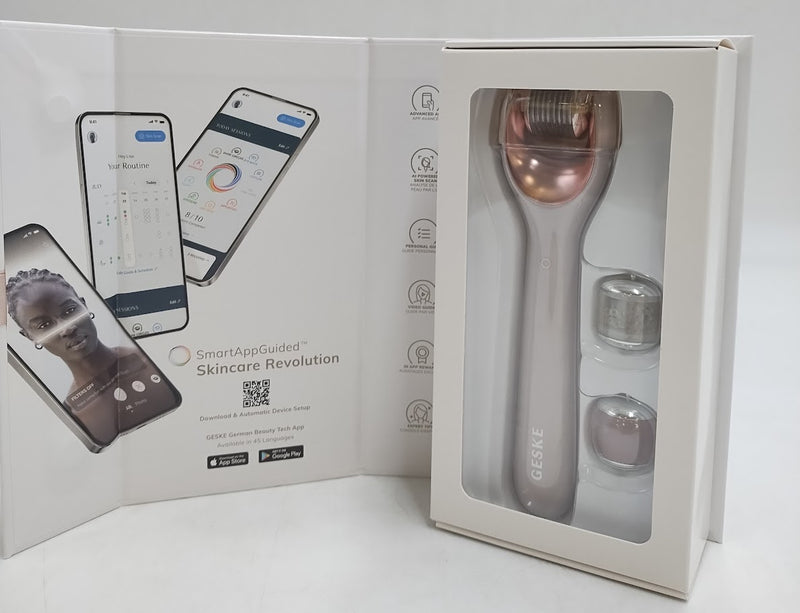 GESKE SMART APP GUIDED MICRONEEDLE FACE ROLLER 9 in 1 NEW & SEALED MR 923