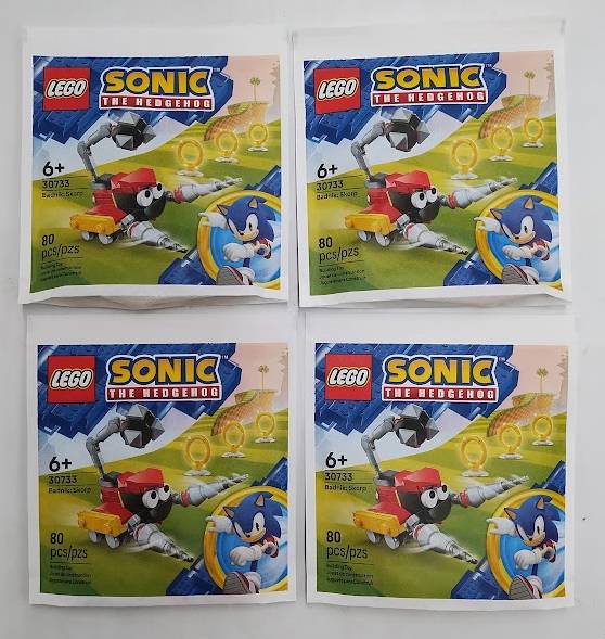 LOT OF 4 LEGO Sonic Badnik: Skorp 30733