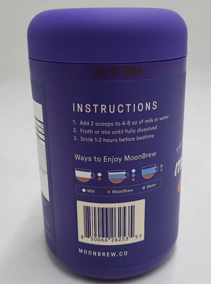 Moonbrew Nighttime Magnesium Caramel Chocolate Mix EXP 12/2027