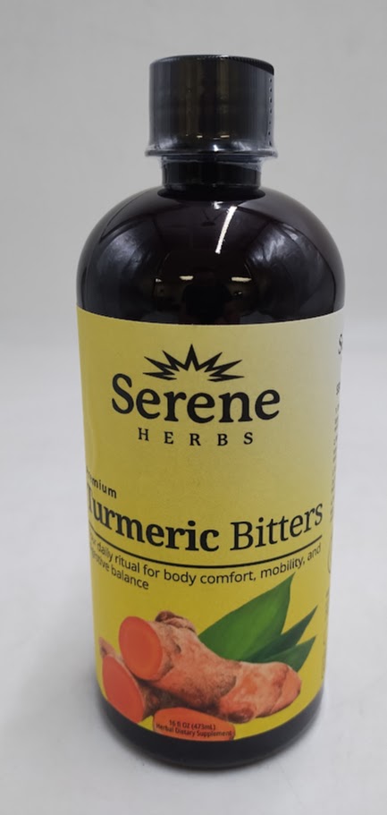 Serene Herbs Liquid Turmeric With Black Pepper 16Oz EXP: 11/2027