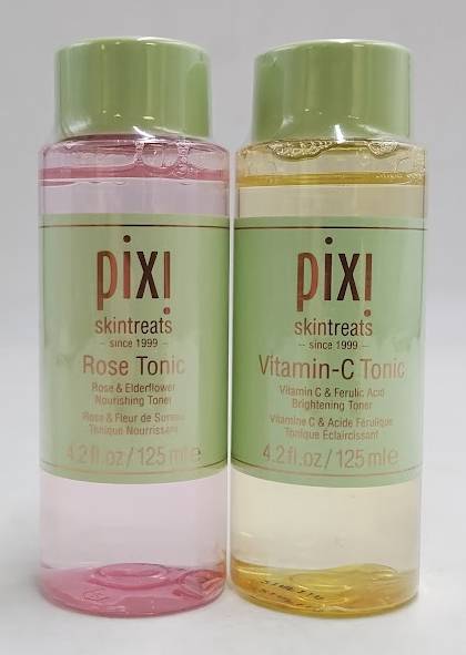 2 PACK!!! Pixi Skintreats Vitamin C Tonic & Rose Tonic