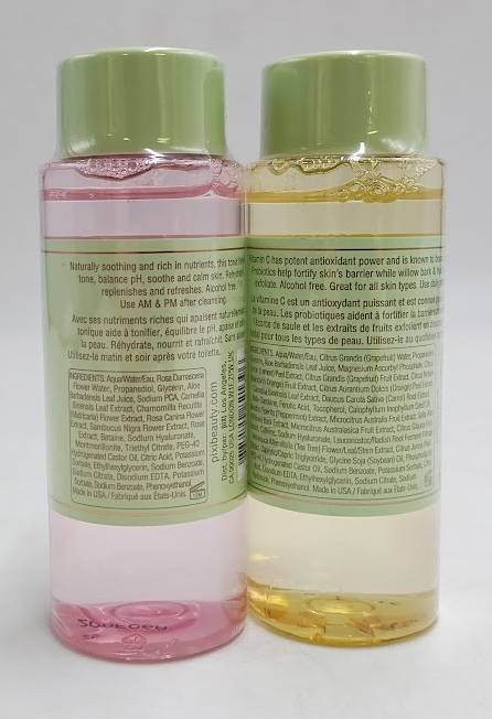 2 PACK!!! Pixi Skintreats Vitamin C Tonic & Rose Tonic