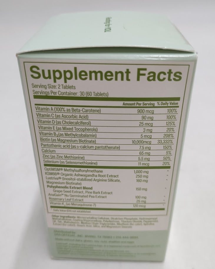 Divi Hair Growth Vitamins For Women And Men 30 Day Supply, 60 Count EXP:06/2027