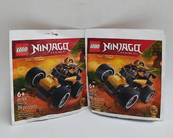 LOT OF 2 !! LEGO Ninjago Ninja Cole's Car 30723