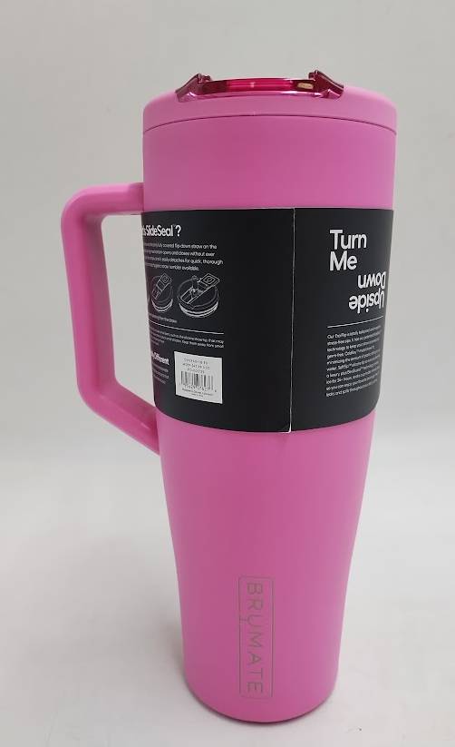 BruMate 40 fl oz Stainless Steel Era Flip Straw Tumbler - Hibiscus