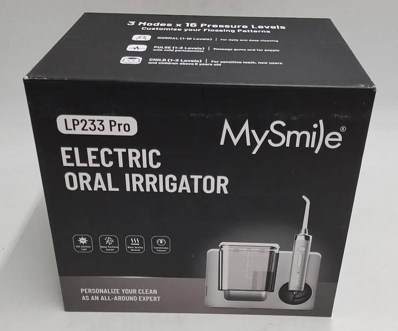 MySmile LP233 PRO 800ml Electric Water Flosser + UVC Light Dental Oral Irrigator