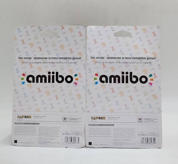 LOT OF 2!! Nintendo amiibo STREET FIGHTER - Luke AND Jamie Figure SEE DETAILS