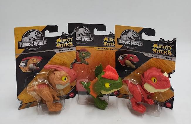 LOT OF 3!!!  Jurassic World Mighty Little Biters