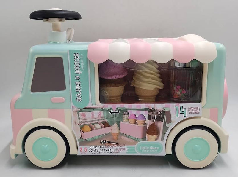 Little Tikes Ice Cream Scoot 'n Serve, Ride-On
