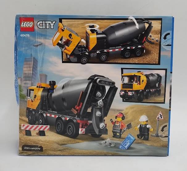 LEGO City Cement Mixer Truck Building Toy 60478 SEE DETAILS
