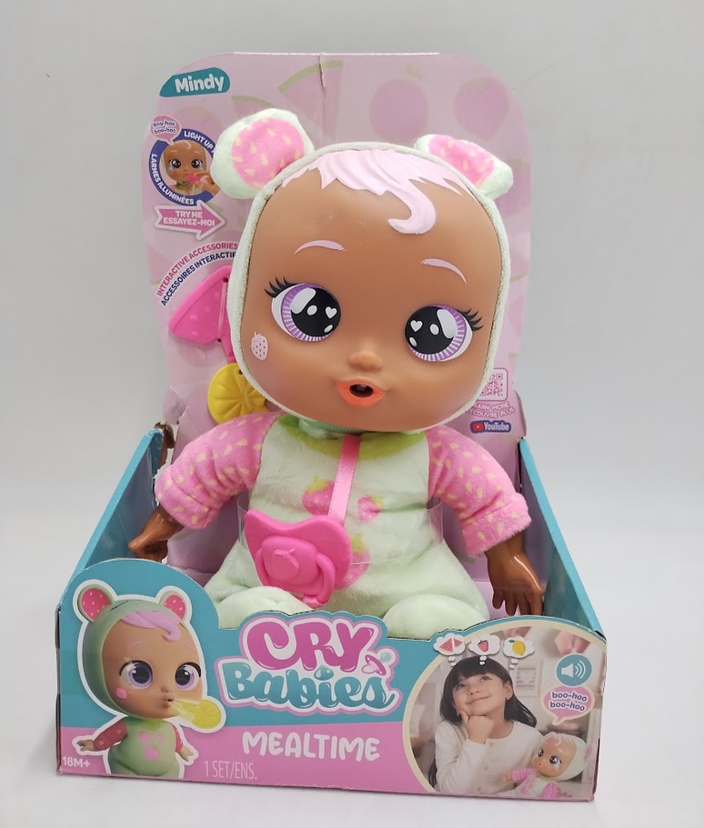 Cry Babies Meal Time Mindy: Articulated Baby Doll SEE DETAILS