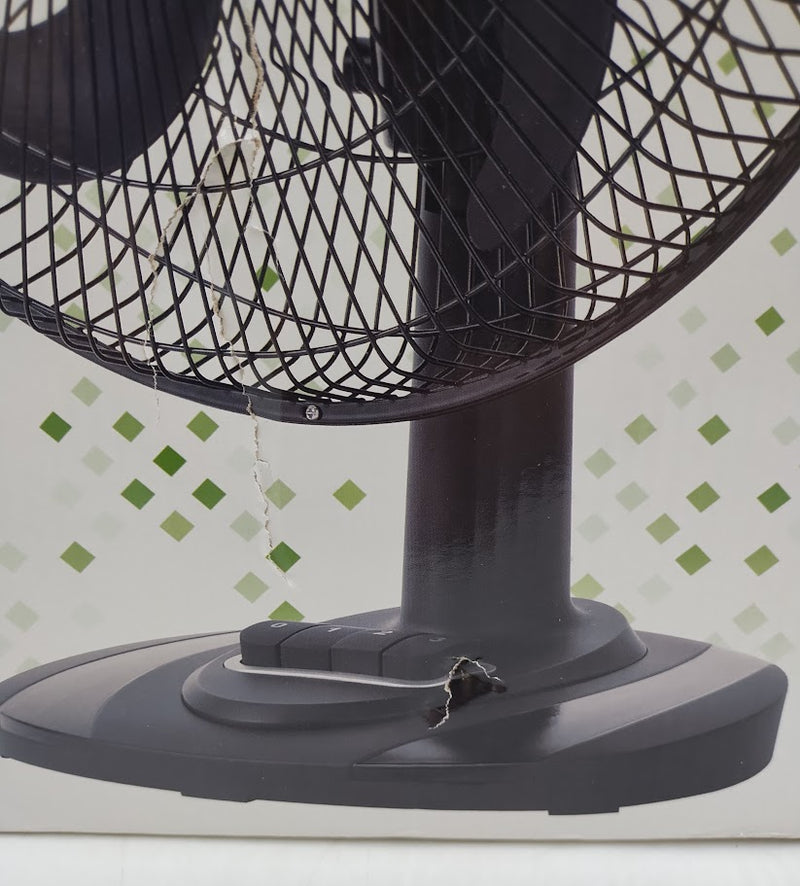 Holmes 12" Table Breeze Table Oscillating Fan Black SEE DETAILS