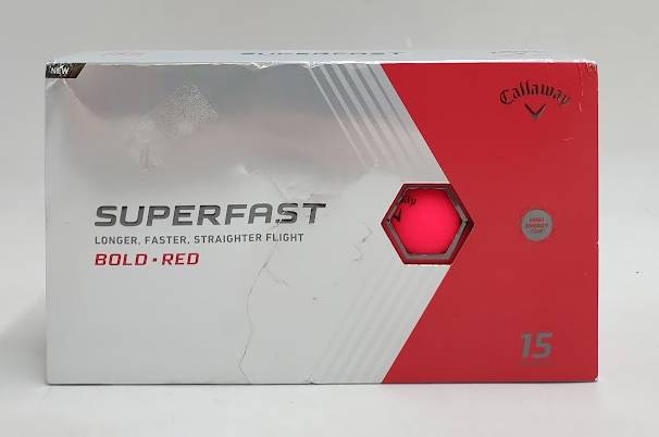 Callaway Superfast Golf Balls - Red - 15 BALLS TOTAL SEE DETAILS