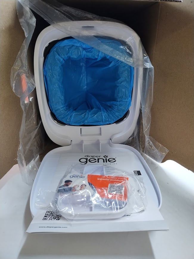 Diaper Genie Premier Diaper Pail with Starter Refill OPEN BOX (LOCAL PICKUP ONLY)