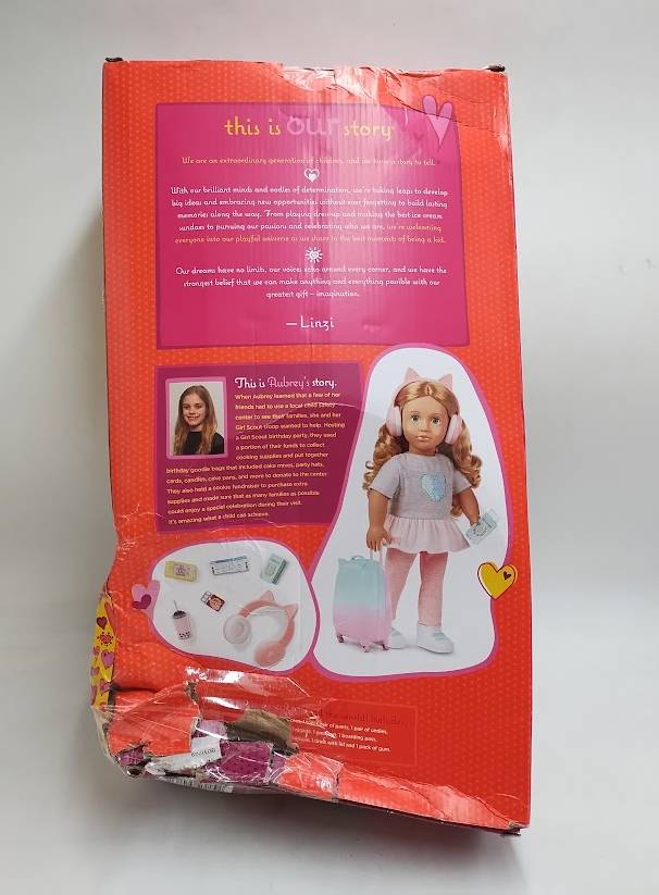 Our Generation Linzi 18" Doll with Luggage and Travel Accessories SEE DETAILS