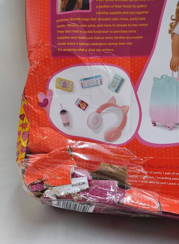 Our Generation Linzi 18" Doll with Luggage and Travel Accessories SEE DETAILS