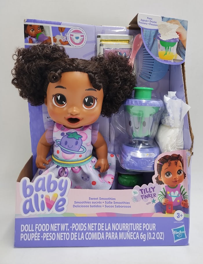 Baby Alive Sweet Smoothies Tilly Tinker Baby Doll SEE DETAILS