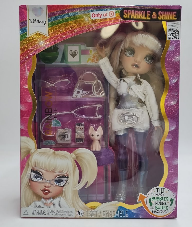 Rainbow High Sparkle and Shine Whitney Magic Bubbles in Legs 11" SEE DETAILS