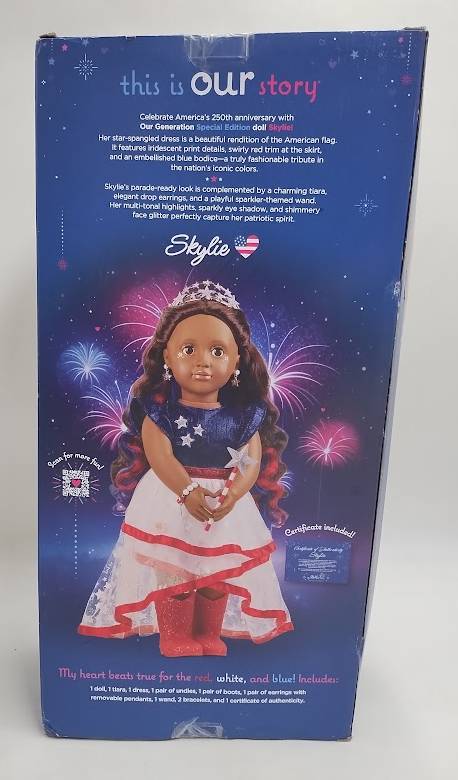 Our Generation Skylie 4th of July 18" Doll Keepsake Collection 2026 SEE DETAILS