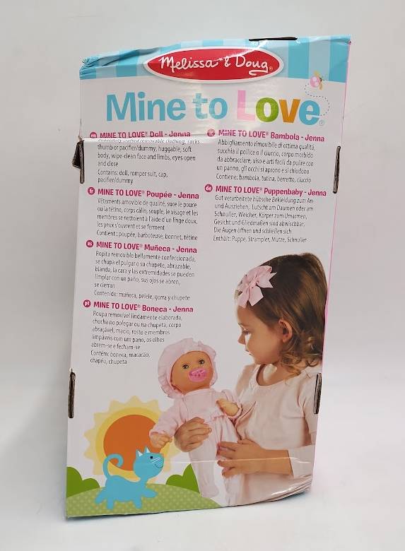 Melissa & Doug Mine to Love Jenna 12" Soft Body Baby Doll SEE DETAILS