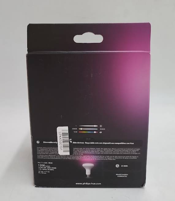 Philips Hue 2pk BR30 Color LED Smart Bluetooth Lights and Bridge Compatible