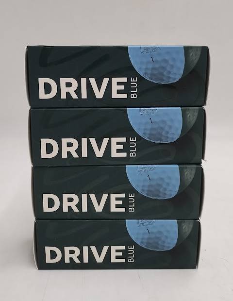 LOT OF 4 !! Vice Golf Drive Golf Balls (Blue) - 12 BALLS TOTAL - SEE DETAILS