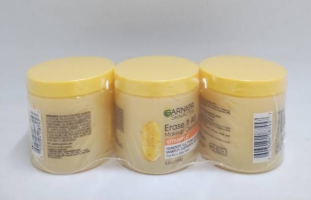 LOT OF 3 !!! Garnier Makeup Cleansing Balm Vitamin C