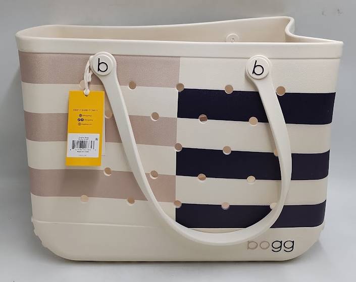 Bogg Bag Original Tote Bag - Breton Striped Blue SEE DETAILS