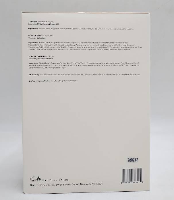 Dossier Icons Perfume Trio Set - 3pc