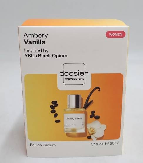 Dossier Body Perfume - Ambery Vanilla - 50ml
