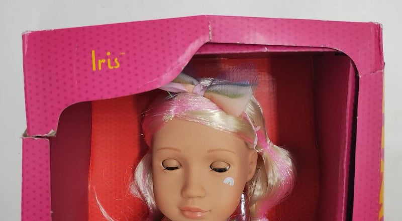 Our Generation Iris 18" Fashion Doll with Rainbow Dress SEE DETAILS