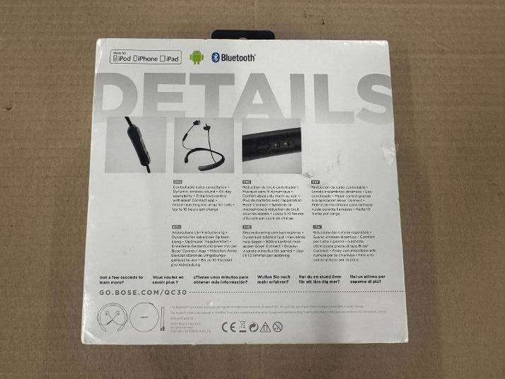 Bose Quietcontrol 30 Black (761448-0010)