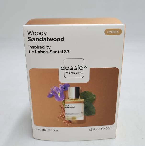 Dossier Body Perfume - Woody Sandalwood - 50ml
